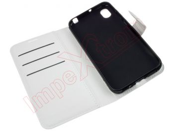 White book case for Huawei Y5 2019